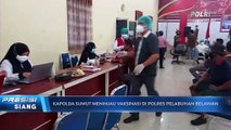 Kapolda Sumut Tinjau Vaksinasi di Pelabuhan Belawan