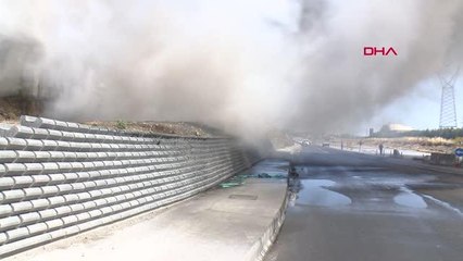 AVCILAR'DA LASTİK DEPOSUNDA YANGIN ÇIKTI - 2