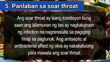Ang benepisyo ng okra