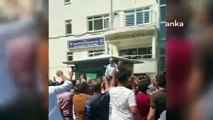 Gümüşhane'de ilçe emniyet müdürlüğü önünde protesto: 