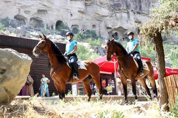 Son dakika haberi! 14 kilometrelik Ihlara Vadisi'nde atlı jandarma timleri devriyede