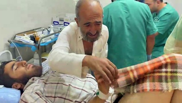 İDLİB - Esed rejiminin İdlib kırsalındaki saldırısında 7 sivil öldü, 3 sivil yaralandı (2)