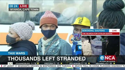 Thousands left stranded as taxi violence continue in CT