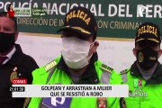 Registran violento robo contra mujer en el distrito de Comas