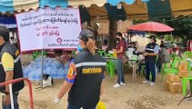 กาญจนบุรี   ตรวจหาเชื้อแรงงานคนไทยและต่างด้าวคลัสเตอร์โรงงานผลไม้กระป๋องชุดแรก 414 คน พบติดเชื้อ 141 คน