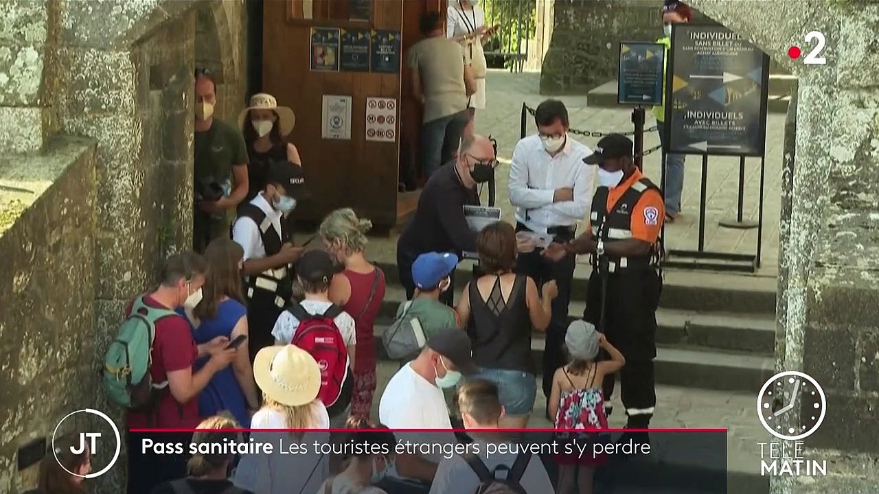 Pass sanitaire : les touristes étrangers s'y perdent