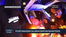 Jatanras Polrestabes Makassar Bagikan 100 Sembako PPKM Mikro