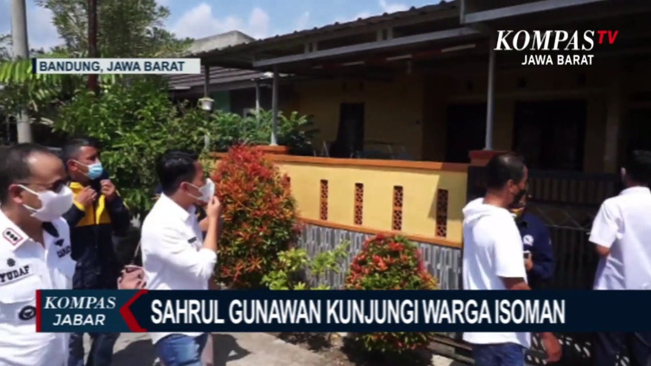 Wabup Sahrul Gunawan Bantu Warga Isoman, Aparat Desa Berebut Foto