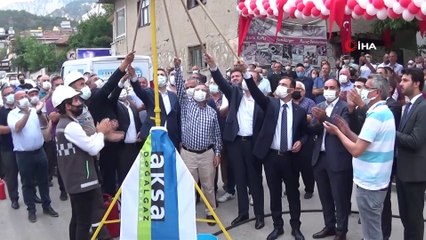 Reşadiye’de doğalgaz sevinci