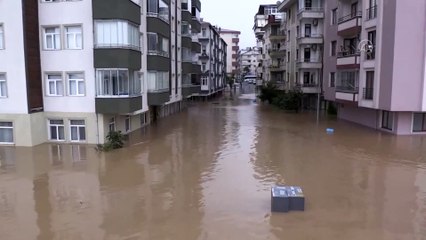 Rize ve Artvin bir kez daha sele teslim: Dereler taştı, yollar kapandı