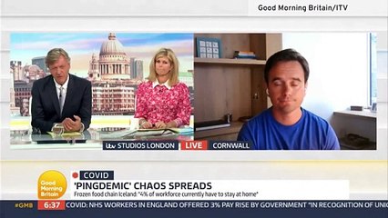 Iceland boss says supply shortage is due to 'pingdemic' after 4% of staff are isolating