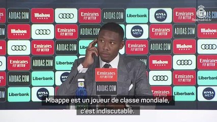 Real - Alaba : "Mbappé est un joueur de classe mondiale"