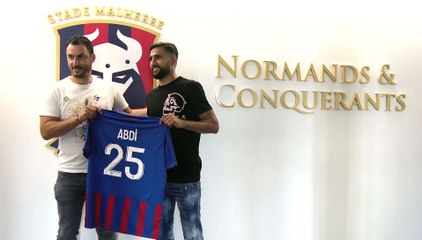 Les premiers pas de Ali Abdi avec le SMCaen