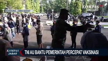 Vaksinasi Dan Isi Oksigen Gratis di Lanud Sulaiman