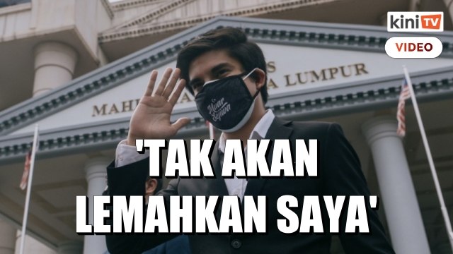 'Kalian ingat ugutan ini akan lemahkan saya? Kamu salah' - Syed Saddiq