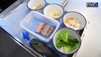 Tutorial: Watch The Tetley head chef cook his impressive stone bass and cauliflower recipe