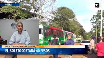 El boleto costará 40 pesos