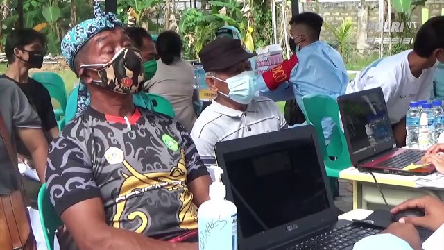 Polda Kaltim Gelar Layanan Vaksin Presisi di Ponpes Bairuha