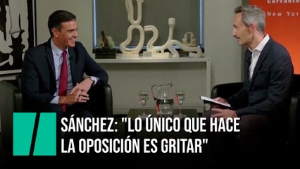 Sánchez destaca una "diferencia" entre la oposición y el Gobierno: "Nosotros logramos resultados"