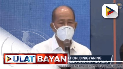 Duterte administration, binigyan ng 90% na grado sa peace and security ng DND