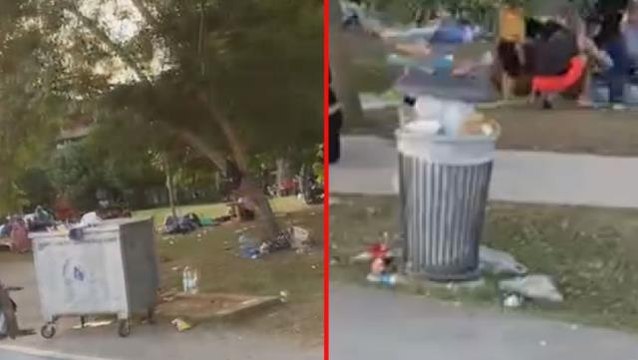 Görüntüler İstanbul'dan! Sahil kenarlarındaki kirlilik kameraya böyle yansıdı