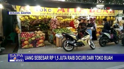 Download Video: Terekam CCTV, Seorang Wanita Merangkak di Lantai Toko Buah dan Bawa Kabur Uang Rp 1,5 Juta