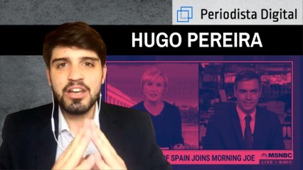 Hugo Pereira: "Sánchez fue a la televisión en Estados Unidos a pedir limosna para su chiringuito"