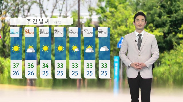 [날씨] 밤사이 열대야...내일도 찜통더위 / YTN