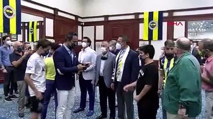 Fenerbahçe'de bayramlaşma töreni gerçekleştirildi