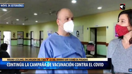 Continúa la campaña de vacunación contra el covid
