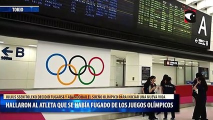 Hallaron al atleta que se había fugado de los Juegos Olímpicos