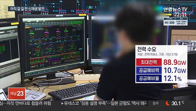 신재생 발전설비 늘었는데…원전 찾은 이유는?