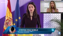 Cynthia Díaz: Gobierno se preocupa por chorradas en vez de preocuparse por el paro, o por todos los problemas de España