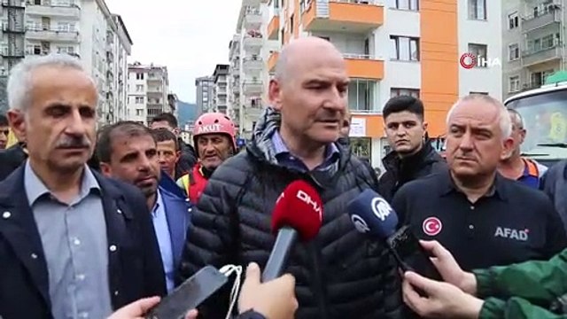 Bakan Soylu: “Can kaybımız yok; 1-2 tane yaralımız var”