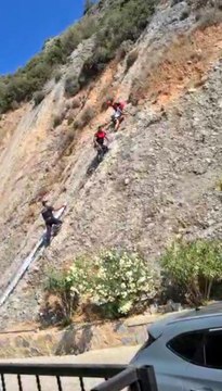 Milli dağcı antrenman için çıktığı dağda mahsur kaldı