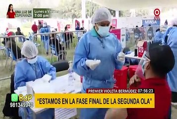 Premier Violeta Bermúdez sobre Sputnik V: "Las vacunas deberían estar llegando a partir de agosto"