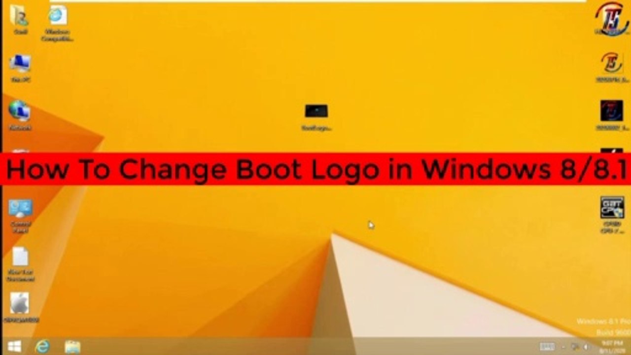 How to Change  Windows 8/8.1 Boot Logo by Tech Solution