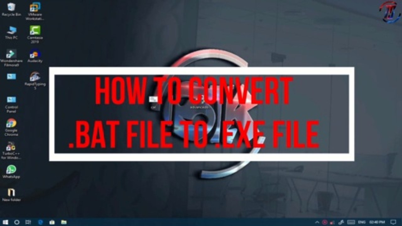 How To Convert Bat Files To Exe With Icon For Free  Advance Bat To Exe Convert