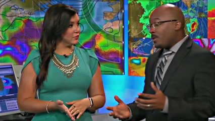 Felicia Combs - The Weather Channel - Green Dress - Easy On The Eyes