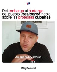 Residente habla sobre las protestas cubanas