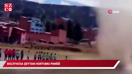 Bolivya'da maç öncesi şeytan hortumu paniği