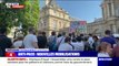 Manifestation anti-pass: entre 300 et 500 personnes rassemblées devant le Sénat