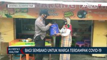 TNI Polri Bagi Sembako Untuk Warga Terdampak Covid-19