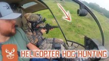 Hunting Feral Hogs from a Helicopter