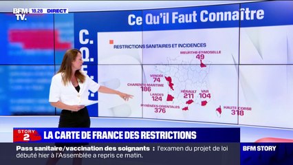 Les restrictions sanitaires se multiplient dans les départements les plus touchés