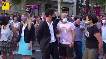 Cares conegudes a la manifestació contra la LGTBI-fòbia a Barcelona
