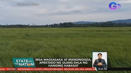Mga magsasaka at mangingisda, apektado ng ulang dala ng Hanging Habagat | SONA