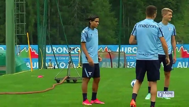 L'allenamento della Lazio ad Auronzo di Cadore - 22 luglio 2021