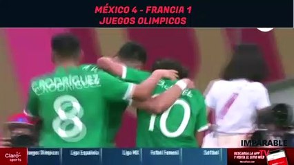 HIGHLIGHT MÉXICO 4 FRANCIA 1 JUEGOS OLIMPICOS
