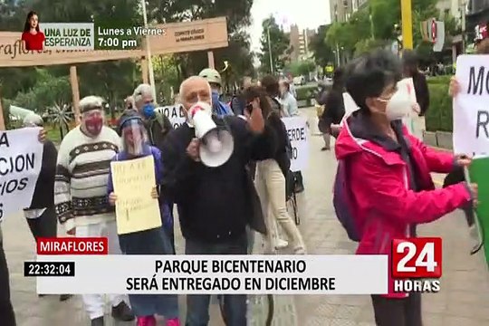 ¿Cómo van los trabajos del Parque Bicentenario de Miraflores?